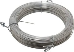 Made in USA - 18 Gage, 0.041 Inch Diameter x 223 Ft. Long, 302/304 Music Wire Coil - ASTM A580, 1 Lb. Shipping Weight - Exact Tool & Supply