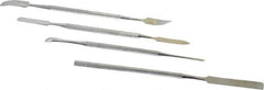 Value Collection - 4 Piece Spatula Set - Stainless Steel - Exact Tool & Supply
