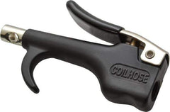 Coilhose Pneumatics - Safety Nickel Tipped Thumb Lever Blow Gun - 1/4 NPT, Zinc - Exact Tool & Supply