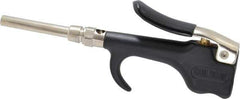 Coilhose Pneumatics - Safety Extension Tube Thumb Lever Blow Gun - 1/4 NPT, 3" Tube Length, Zinc - Exact Tool & Supply