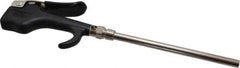 Coilhose Pneumatics - Safety Extension Tube Thumb Lever Blow Gun - 1/4 NPT, 6" Tube Length, Zinc - Exact Tool & Supply