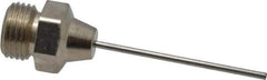 Coilhose Pneumatics - Blow Gun Needle Tip - 1/8 NPSM, 1.19" Hose Length - Exact Tool & Supply