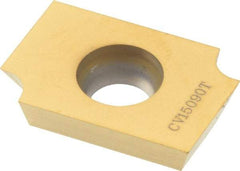 Cutting Tool Technologies - CV15190 Carbide Milling Insert - TiN Finish, 0.156" Thick - Exact Tool & Supply