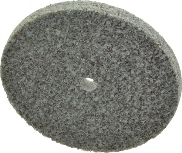 Standard Abrasives - 3" Diam, 1/4" Face Width, 1/4" Center Hole, Coarse Grade, Aluminum Oxide Deburring Wheel - Exact Tool & Supply