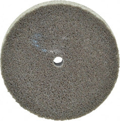 Standard Abrasives - 3" Diam, 1/4" Center Hole, Medium Grade, Aluminum Oxide Deburring Wheel - Exact Tool & Supply