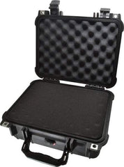 Pelican Products, Inc. - 11-5/8" Wide x 6" High, Clamshell Hard Case - Black, Structural Resin - Exact Tool & Supply