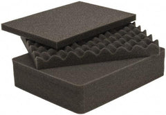 Pelican Products, Inc. - Tool Box Foam Replacement Foam Set - 7-53/64" Wide x 4-1/8" High, Black, For Fits Case No. 97-103-6 - Exact Tool & Supply