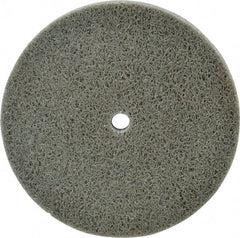 Standard Abrasives - 3" Diam, 1/4" Face Width, 1/4" Center Hole, Fine Grade, Aluminum Oxide Deburring Wheel - Exact Tool & Supply