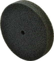 Standard Abrasives - 3" Diam, 1/2" Face Width, 1/4" Center Hole, Fine Grade, Silicon Carbide Deburring Wheel - Exact Tool & Supply
