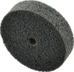Standard Abrasives - 2" Diam, 1/4" Center Hole, Fine Grade, Silicon Carbide Deburring Wheel - Exact Tool & Supply