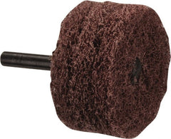 Standard Abrasives - 2" Diam, Medium Mounted Scrubber Buffing Wheel - Exact Tool & Supply