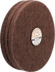 Standard Abrasives - 5" Diam, Medium Mounted Scrubber Buffing Wheel - Exact Tool & Supply