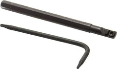 Seco - 0.183" Min Bore Diam, 2-1/2" OAL, 3/16" Shank Diam, SCLD Indexable Boring Bar - CD.. 1.2 Insert, Screw Holding Method - Exact Tool & Supply