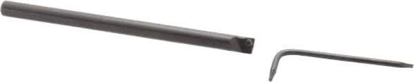 Seco - 0.265" Min Bore Diam, 3" OAL, 1/4" Shank Diam, SCLD Indexable Boring Bar - CD.. 1.2 Insert, Screw Holding Method - Exact Tool & Supply