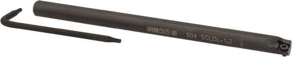 Seco - 0.265" Min Bore Diam, 3" OAL, 1/4" Shank Diam, SCLD Indexable Boring Bar - CD.. 1.2 Insert, Screw Holding Method - Exact Tool & Supply