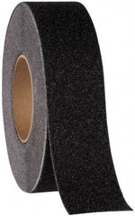 NMC - Black Solid Color Anti-Slip Vinyl Tape - 4" Wide x 60' Long x 0.05" Thick, Heavy/High Traffic - Exact Tool & Supply