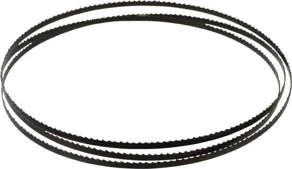 Disston - 6 TPI, 6' 8" Long x 1/4" Wide x 0.025" Thick, Welded Band Saw Blade - Carbon Steel, Toothed Edge, Raker Tooth Set, Flexible Back, Contour Cutting - Exact Tool & Supply