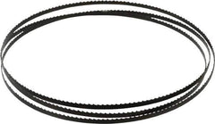 Disston - 6 TPI, 6' 8" Long x 1/4" Wide x 0.025" Thick, Welded Band Saw Blade - Carbon Steel, Toothed Edge, Raker Tooth Set, Flexible Back, Contour Cutting - Exact Tool & Supply