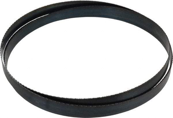 Disston - 14 TPI, 7' 9" Long x 3/4" Wide x 0.032" Thick, Welded Band Saw Blade - Carbon Steel, Toothed Edge, Raker Tooth Set, Flexible Back, Contour Cutting - Exact Tool & Supply