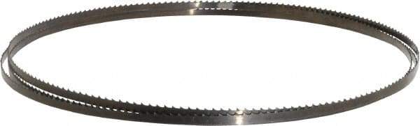 Disston - 6 TPI, 7' 9-1/2" Long x 1/4" Wide x 0.025" Thick, Welded Band Saw Blade - Carbon Steel, Toothed Edge, Raker Tooth Set, Flexible Back, Contour Cutting - Exact Tool & Supply