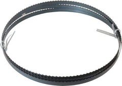 Disston - 4 TPI, 7' 9-1/2" Long x 1/2" Wide x 0.025" Thick, Welded Band Saw Blade - Carbon Steel, Toothed Edge, Raker Tooth Set, Flexible Back, Contour Cutting - Exact Tool & Supply