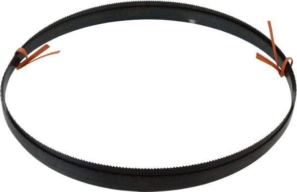 Disston - 10 TPI, 8' 9" Long x 1/2" Wide x 0.025" Thick, Welded Band Saw Blade - Carbon Steel, Toothed Edge, Raker Tooth Set, Flexible Back, Contour Cutting - Exact Tool & Supply