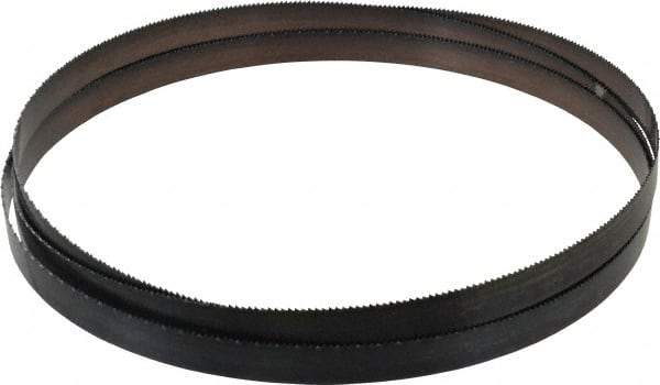 Disston - 10 TPI, 9' Long x 3/4" Wide x 0.032" Thick, Welded Band Saw Blade - Carbon Steel, Toothed Edge, Raker Tooth Set, Flexible Back, Contour Cutting - Exact Tool & Supply