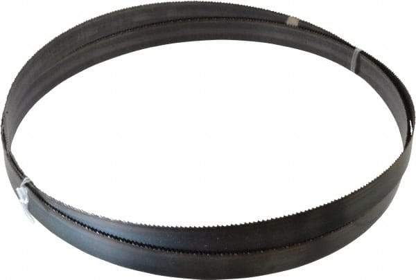 Disston - 8 TPI, 11' Long x 1" Wide x 0.035" Thick, Welded Band Saw Blade - Carbon Steel, Toothed Edge, Raker Tooth Set, Flexible Back, Contour Cutting - Exact Tool & Supply
