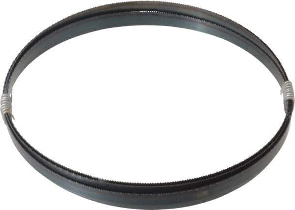 Disston - 14 TPI, 12' Long x 1/2" Wide x 0.025" Thick, Welded Band Saw Blade - Carbon Steel, Toothed Edge, Raker Tooth Set, Flexible Back, Contour Cutting - Exact Tool & Supply