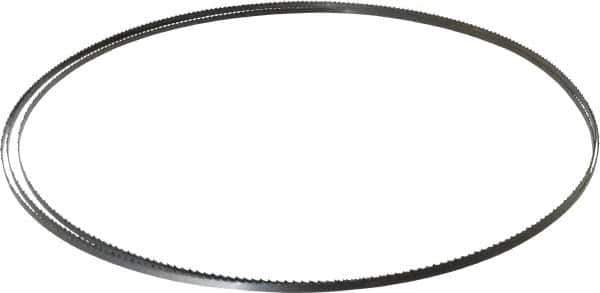 Disston - 6 TPI, 12' 6" Long x 1/4" Wide x 0.025" Thick, Welded Band Saw Blade - Carbon Steel, Toothed Edge, Raker Tooth Set, Flexible Back, Contour Cutting - Exact Tool & Supply