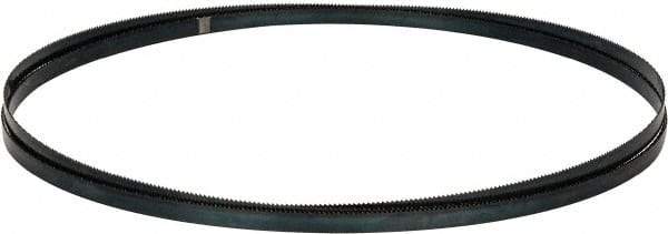 Disston - 10 TPI, 12' 6" Long x 1/2" Wide x 0.025" Thick, Welded Band Saw Blade - Carbon Steel, Toothed Edge, Raker Tooth Set, Flexible Back, Contour Cutting - Exact Tool & Supply