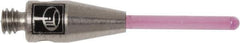 Renishaw - 0.0394 Inch Ball Diameter, Stainless Steel Stem, M2 Thread, Ruby Point Ball Tip CMM Stylus - 0.315 Inch Working Length, 0.5906 Inch Overall Length - Exact Tool & Supply