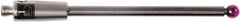 Renishaw - 0.0787 Inch Ball Diameter, Carbide Stem, M2 Thread, Ruby Point Ball Tip CMM Stylus - 0.8858 Inch Working Length, 0.0591 Inch Stem Diameter, 1.1811 Inch Overall Length - Exact Tool & Supply