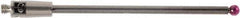 Renishaw - 0.0787 Inch Ball Diameter, Carbide Stem, M2 Thread, Ruby Point Ball Tip CMM Stylus - 1.2795 Inch Working Length, 0.0591 Inch Stem Diameter, 1.5748 Inch Overall Length - Exact Tool & Supply