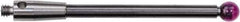 Renishaw - 0.1181 Inch Ball Diameter, Carbide Stem, M2 Thread, Ruby Point Ball Tip CMM Stylus - 1-1/16 Inch Working Length, 0.0787 Inch Stem Diameter, 1.1811 Inch Overall Length - Exact Tool & Supply