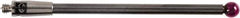 Renishaw - 0.1181 Inch Ball Diameter, Carbide Stem, M2 Thread, Ruby Point Ball Tip CMM Stylus - 1.4567 Inch Working Length, 0.0787 Inch Stem Diameter, 1.5748 Inch Overall Length - Exact Tool & Supply