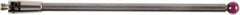 Renishaw - 0.1181 Inch Ball Diameter, Carbide Stem, M2 Thread, Ruby Point Ball Tip CMM Stylus - 1.8504 Inch Working Length, 0.0787 Inch Stem Diameter, 1.9685 Inch Overall Length - Exact Tool & Supply