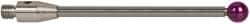 Renishaw - 0.1969 Inch Ball Diameter, Carbide Stem, M2 Thread, Ruby Point Ball Tip CMM Stylus - 1.1811 Inch Working Length, 0.0984 Inch Stem Diameter, 1.1811 Inch Overall Length - Exact Tool & Supply