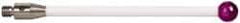 Renishaw - 0.1969 Inch Ball Diameter, Ceramic Stem, M3 Thread, Ruby Point Ball Tip CMM Stylus - 1.9685 Inch Working Length, 0.0984 Inch Stem Diameter, 1.9685 Inch Overall Length - Exact Tool & Supply