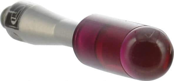 Renishaw - 0.16 Inch Ball Diameter, Stainless Steel Stem, M2 Thread, Ruby Point Ball Tip CMM Stylus - 0.3937 Inch Working Length, 0.0787 Inch Stem Diameter, 0.8661 Inch Overall Length - Exact Tool & Supply