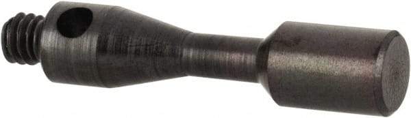 Renishaw - 0.12 Inch Ball Diameter, Silver Steel Stem, M2 Thread, Steel Point Disc Tip CMM Stylus - 0.1496 Inch Working Length, 0.0591 Inch Stem Diameter, 1/2 Inch Overall Length - Exact Tool & Supply