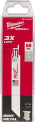 Milwaukee Tool - Steel Reciprocating Saw Blade - Exact Tool & Supply
