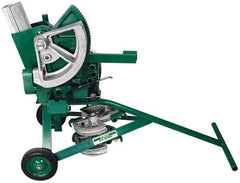 Greenlee - Mechanical Conduit Bender - 1-1/2" Rigid Capacity, Bends EMT, Rigid, IMC, Aluminum - Exact Tool & Supply