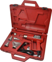 Master Appliance - 130 to 1,000°F Heat Setting, 16 CFM Air Flow, Heat Gun Kit - 120 Volts, 11 Amps, 1,300 Watts, 6' Cord Length - Exact Tool & Supply