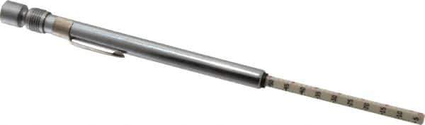 Acme - 5 to 50 psi Pencil Straight Tire Pressure Gauge - Closed Check - Exact Tool & Supply
