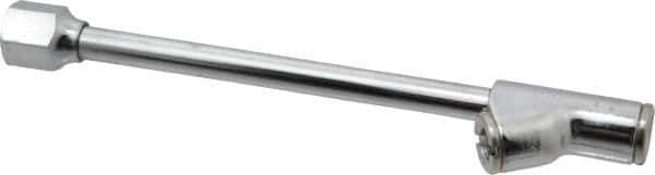 Acme - Closed Check Brass Air Chuck Extension - Tilt Lock Straight Dual Foot Chuck, 1/4 FPT - Exact Tool & Supply