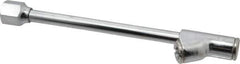 Acme - Closed Check Brass Air Chuck Extension - Tilt Lock Straight Dual Foot Chuck, 1/4 FPT - Exact Tool & Supply