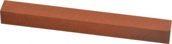 Norton - 4" Long x 3/8" Wide x 3/8" Thick, Aluminum Oxide Sharpening Stone - Square - Exact Tool & Supply