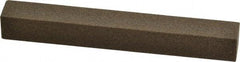 Norton - 4" Long x 1/2" Wide x 1/2" Thick, Aluminum Oxide Sharpening Stone - Square - Exact Tool & Supply