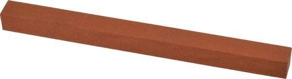 Norton - 6" Long x 1/2" Wide x 1/2" Thick, Aluminum Oxide Sharpening Stone - Square, Fine Grade - Exact Tool & Supply